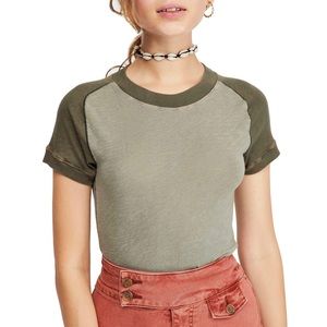 LOWEST PRICE Free People | Raglan Night Sky Tee